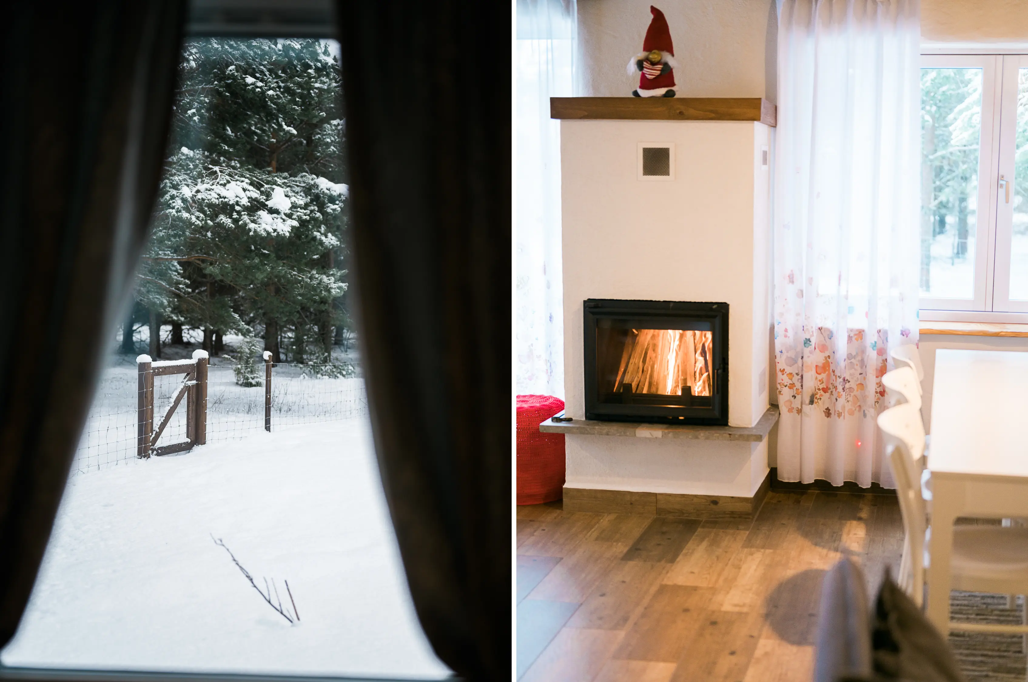Lohjaoja Lamba maja talvel, Lahemaa lumine maastik