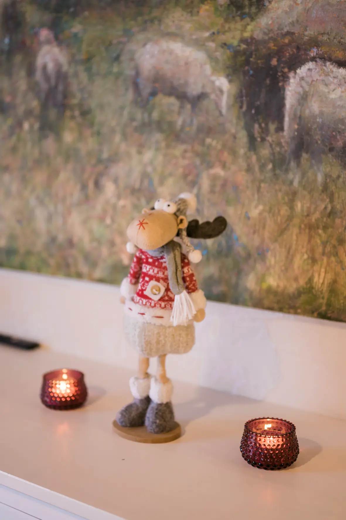 Lohjaoja Lamba maja talvel, Lahemaa lumine maastik